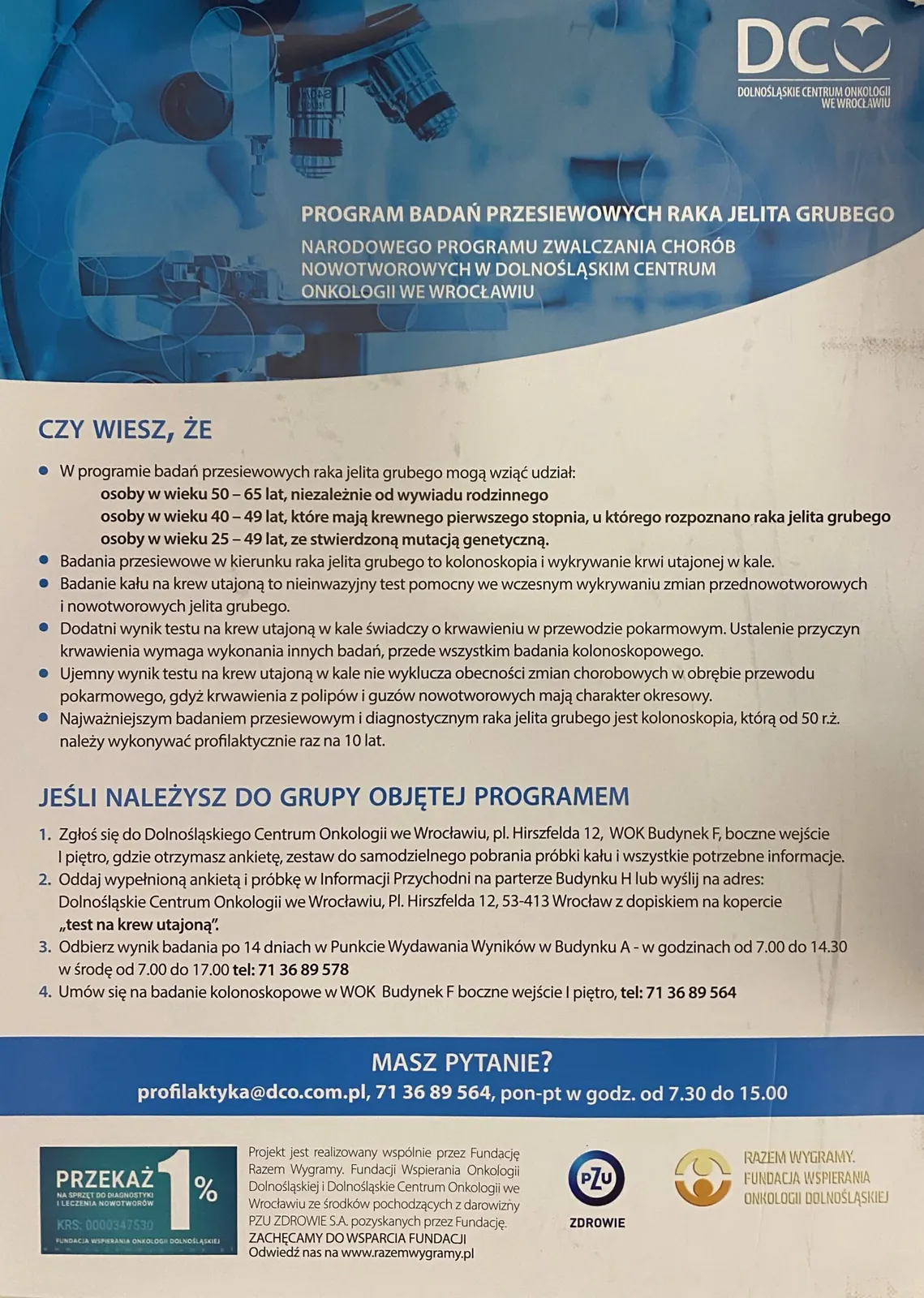 Akcje profilaktyczne w Old Town Clinic! Zadbaj o swoje zdrowie!