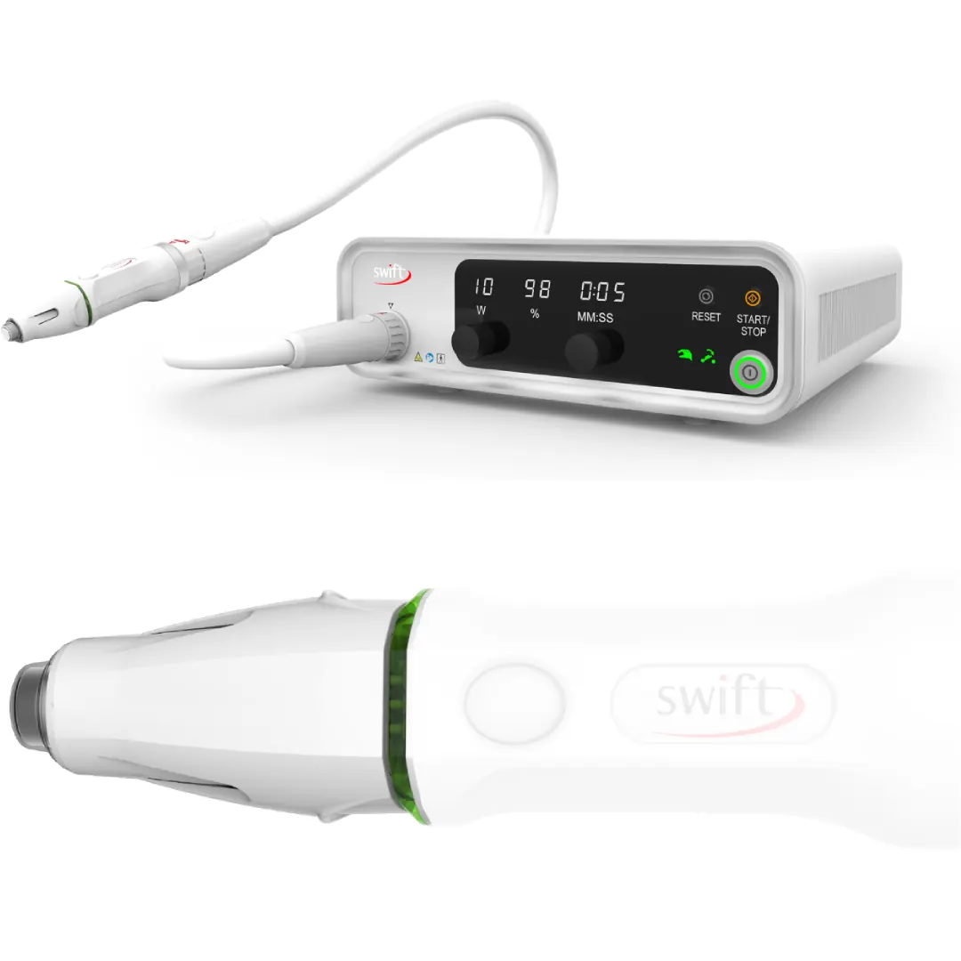 Microwave therapy for viral warts and actinic keratosis