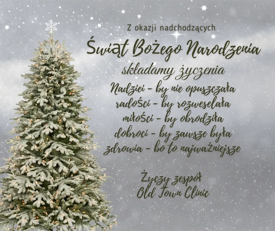 Z okazji nadchodzących Świąt Bożego Narodzenia